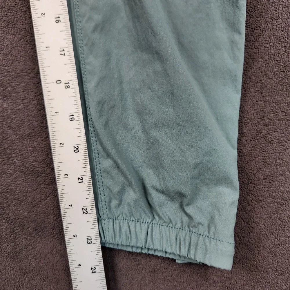 Patagonia Quandary Pants Kids Large 12 Blue Sage Drawstring Ankle Zip Hiking